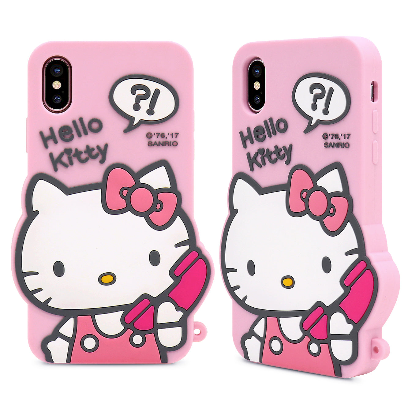 GARMMA Hello Kitty Shockproof Silicone Back Cover Case for Apple iPhone