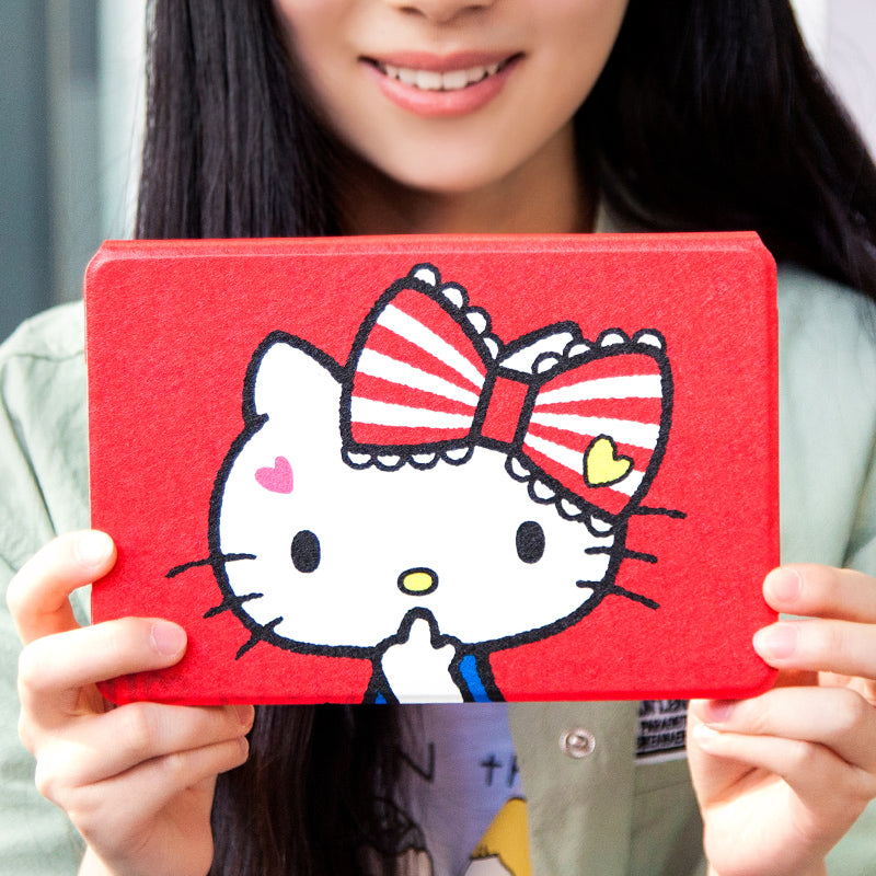 X-Doria Hello Kitty Silk Texture Auto Sleep Folio Stand Leather Case for Apple iPad