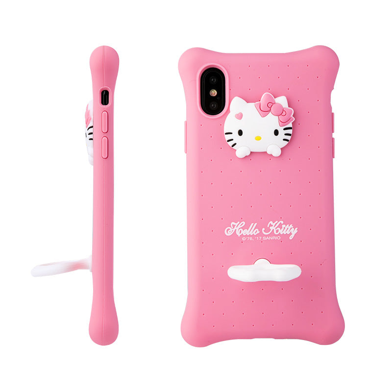 X-Doria Hello Kitty & My Melody Air Cushion Shockproof Silicone Case Cover for Apple iPhone XS/X