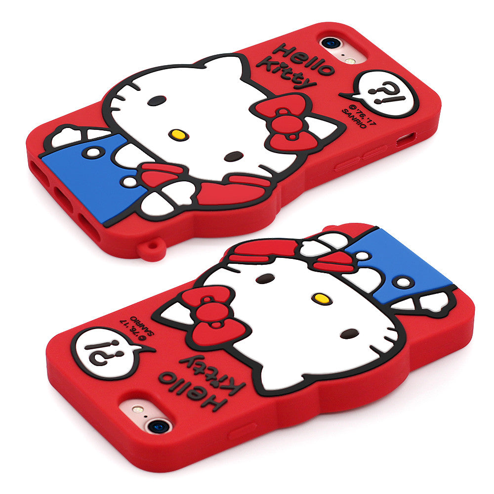 GARMMA Hello Kitty Shockproof Silicone Back Cover Case for Apple