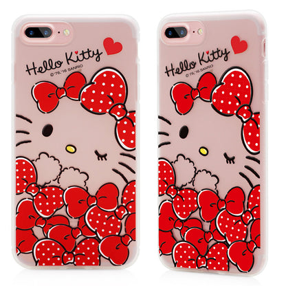 GARMMA Hello Kitty Matte Translucent TPU Soft Back Cover Case for Apple iPhone