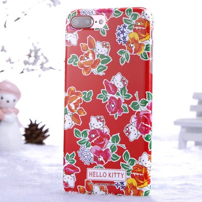 Hello Kitty Florid Bling Crystal Rhinestone Diamonds PC Case for Apple iPhone 8 Plus/87 Plus/7