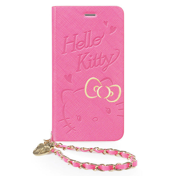 GARMMA Hello Kitty Beauty Magnetic Flip Stand View Wallet Case with Card Slot for iPhone 8/7/6S/6