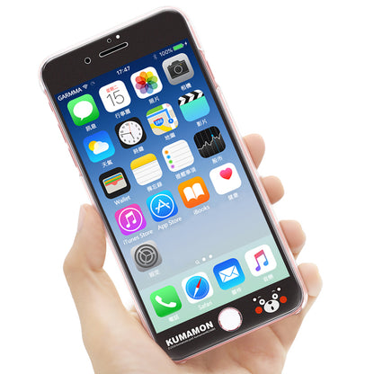 GARMMA Kumamon Full Size Glitter 9H Tempered Glass Screen Protector for Apple iPhone