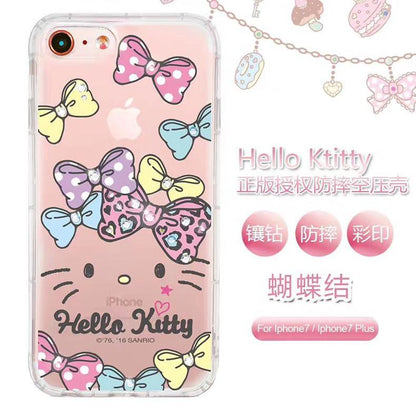 apbs Hello Kitty & My Melody & Little Twin Stars Air Cushion Diamonds TPU Cover Case - Armor King Case