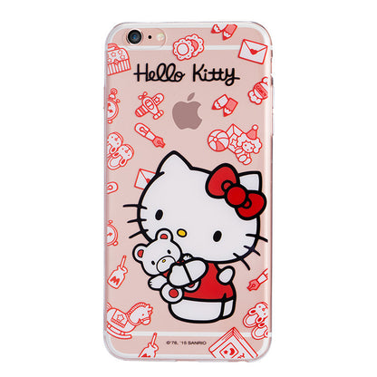 X-Doria Hello Kitty Transparent TPU Soft Cover Case for Apple iPhone 6S/6