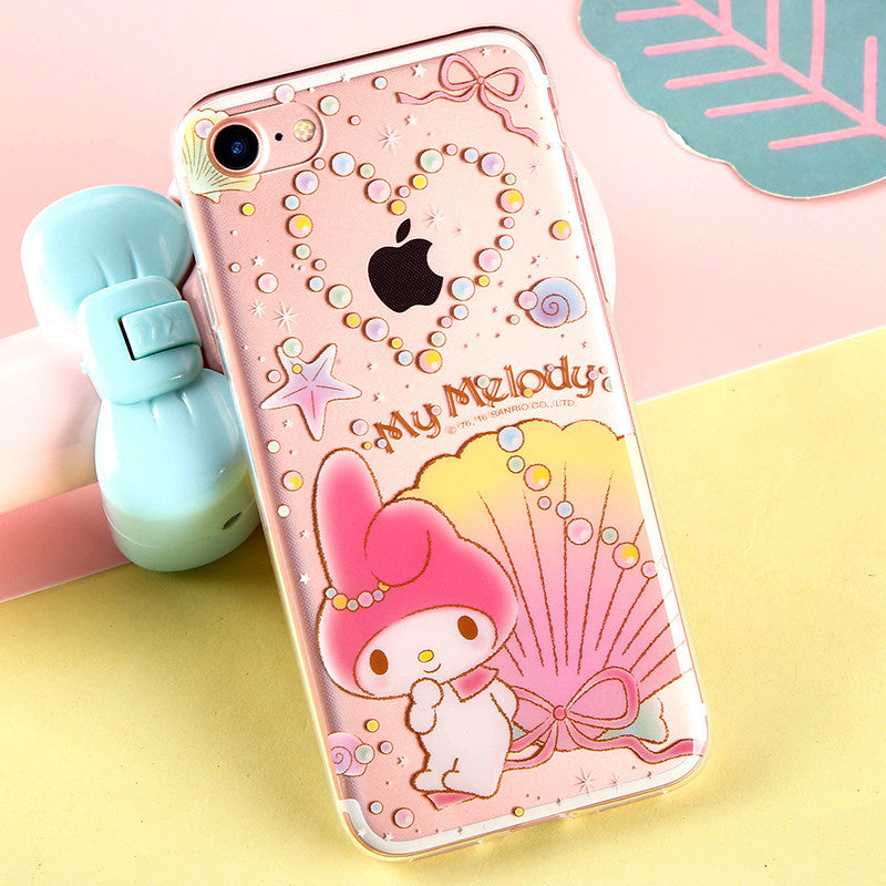 GARMMA Hello Kitty & My Melody & Little Twin Stars Transparent Soft TP – Armor King Case GARMMA Hello Kitty & My Melody & Little Twin Stars Transparent Soft TP – Armor King Case