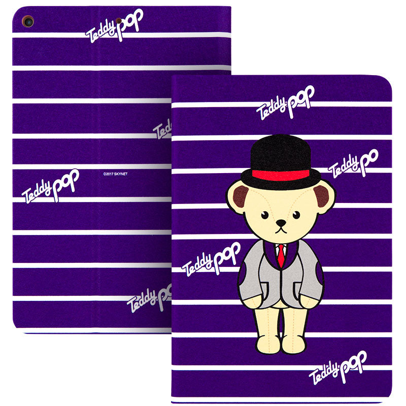 Teddy Bear Auto Sleep Folio Stand Leather Case Cover for Apple iPad