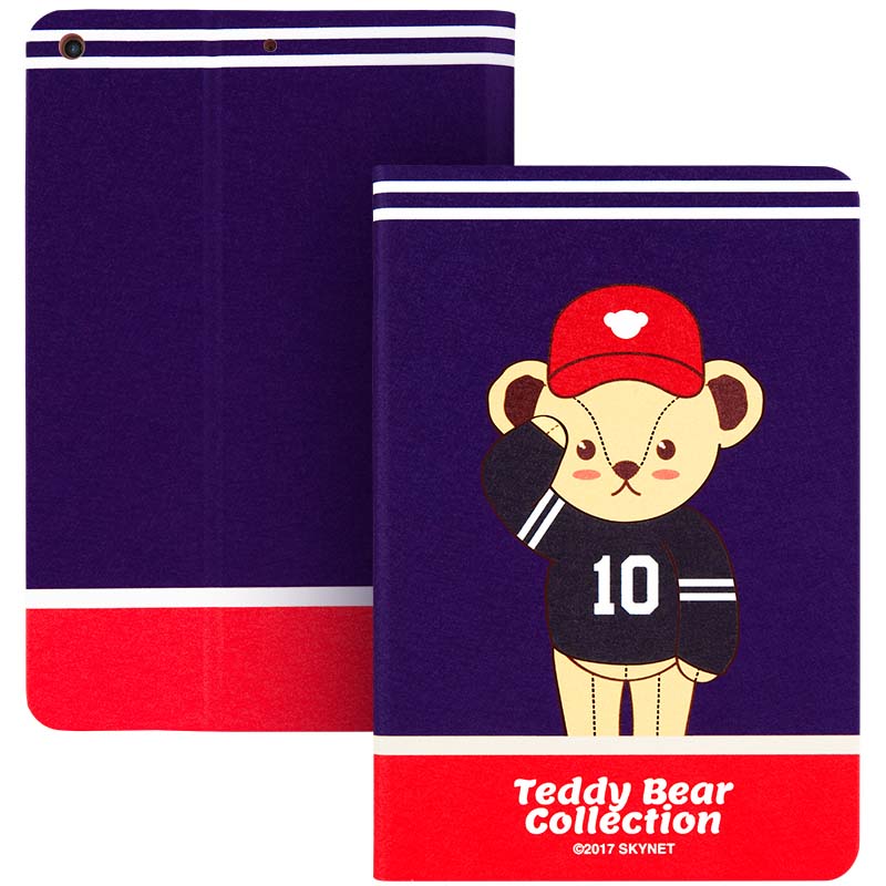 Teddy Bear Auto Sleep Folio Stand Leather Case Cover for Apple iPad