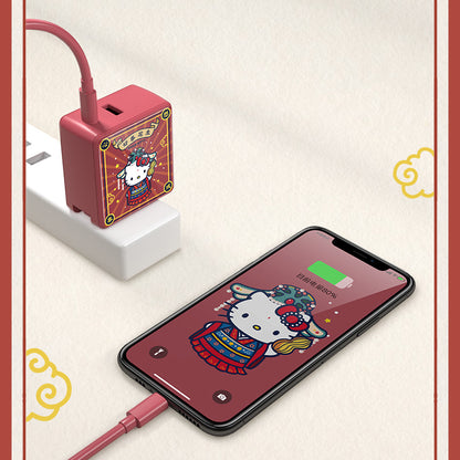 UKA Hello Kitty CNY Cube 30W PD Type-C + USB Dual Output Fast Charger