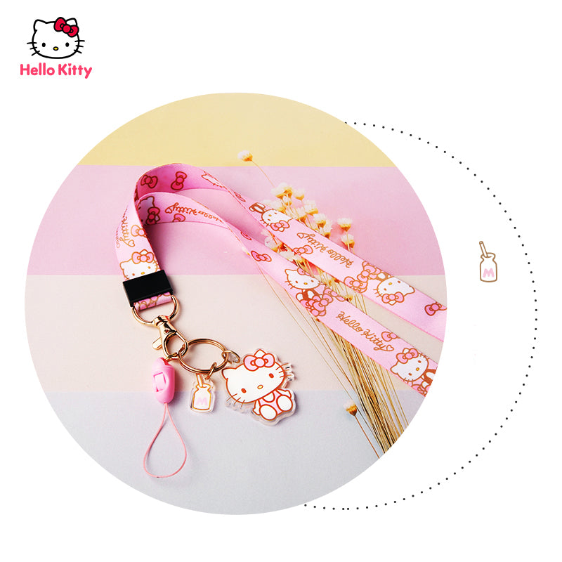 Hello Kitty & Friend Key Chain W/ Wrist Band and Charms – The