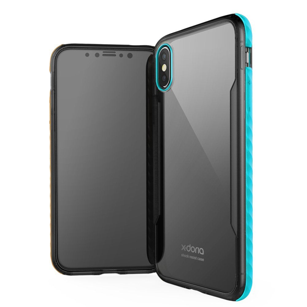 X-Doria Fense Acrylic Back Glass Polycarbonate Protective Case for Apple iPhone XS/X
