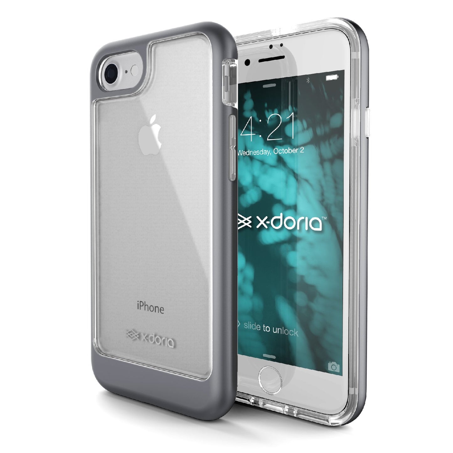 X-Doria EverVue Clear Impact Resistant Case for Apple iPhone 8 Plus/7 Plus/7
