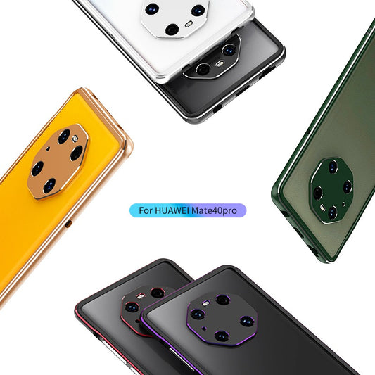 iy Aurora Sword Lens Protector Bicolor Aluminum Bumper Case for Huawei Mate 40 Pro
