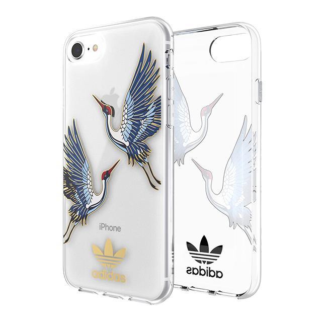 adidas Originals CNY Collegiate royal / Gold met Clear Case for Apple iPhone SE (2020) / 8/7 - Armor King Case