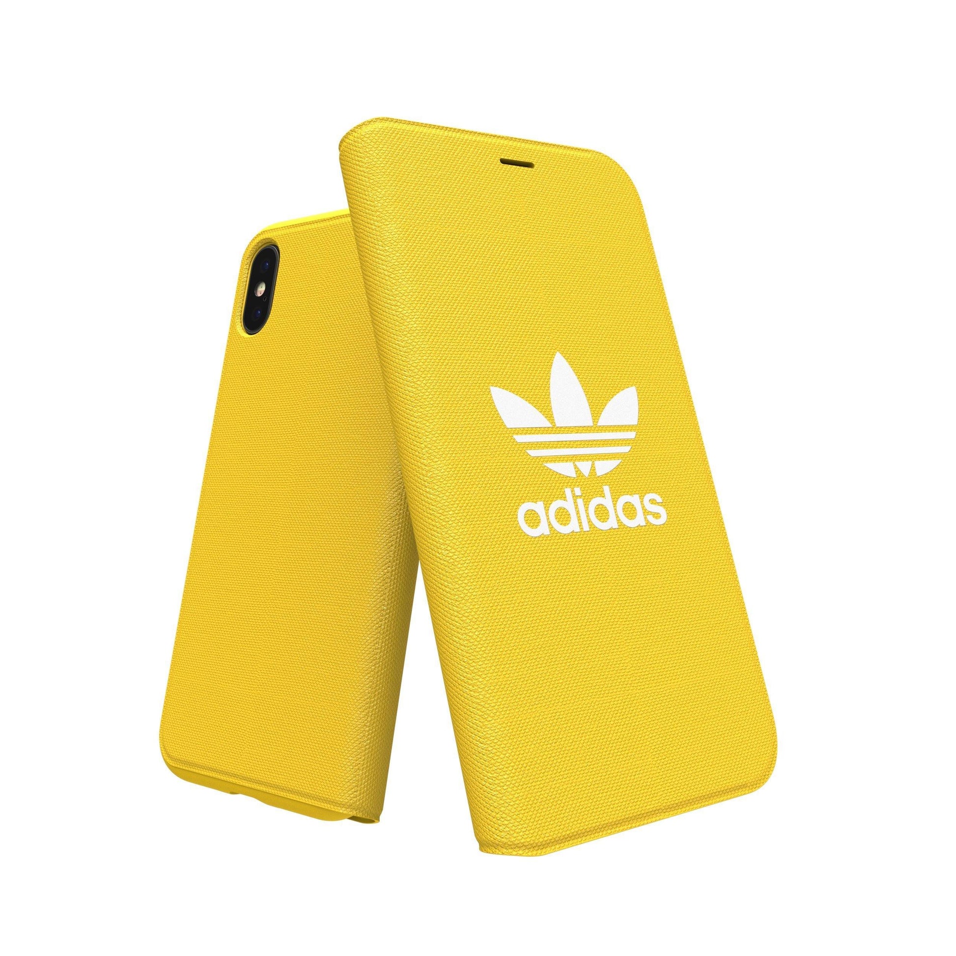 adidas Originals Adicolor Booklet Case for Apple iPhone XS/X - Yellow - Armor King Case
