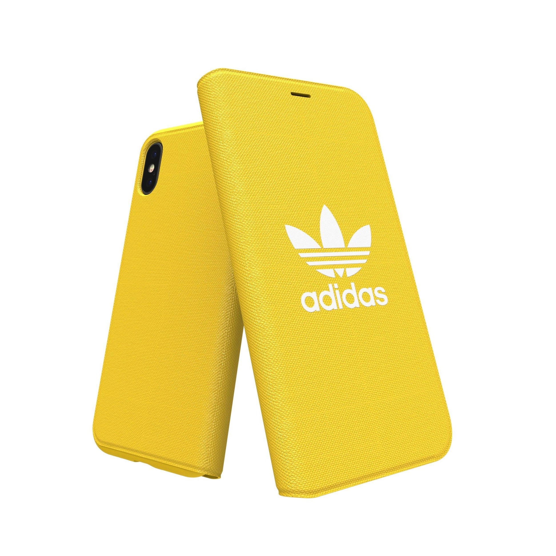 adidas Originals Adicolor Booklet Case for Apple iPhone XS/X - Yellow Armor King Case adidas Originals Adicolor Booklet Case for Apple iPhone XS/X - Yellow Armor King Case