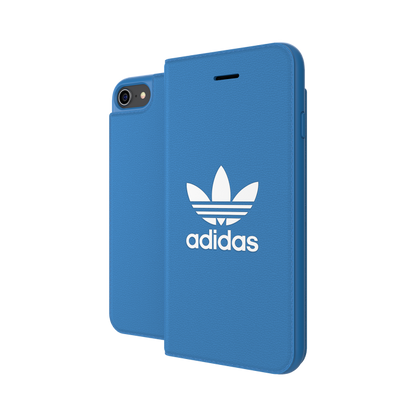 adidas Originals TPU Booklet Case Cover for Apple iPhone SE (2020) & 8/7 - Blue - Armor King Case