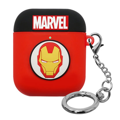 ASCAR Marvel Avengers Apple AirPods 2&1 Silicone Hang Case with Portable Holder
