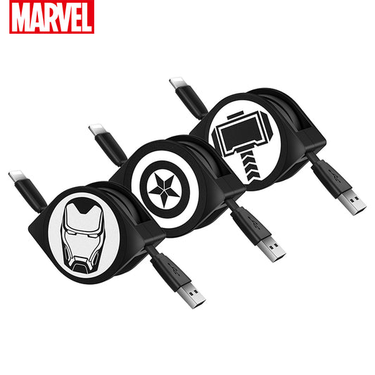 UKA Marvel Avengers 1M Extracted Extension Apple Lightning Cable for iPhone iPad iPod