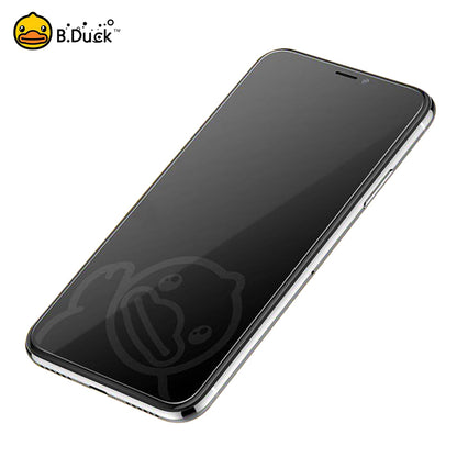 SAILI B.Duck Screen Off Print Tempered Glass Protector Film for Apple iPhone