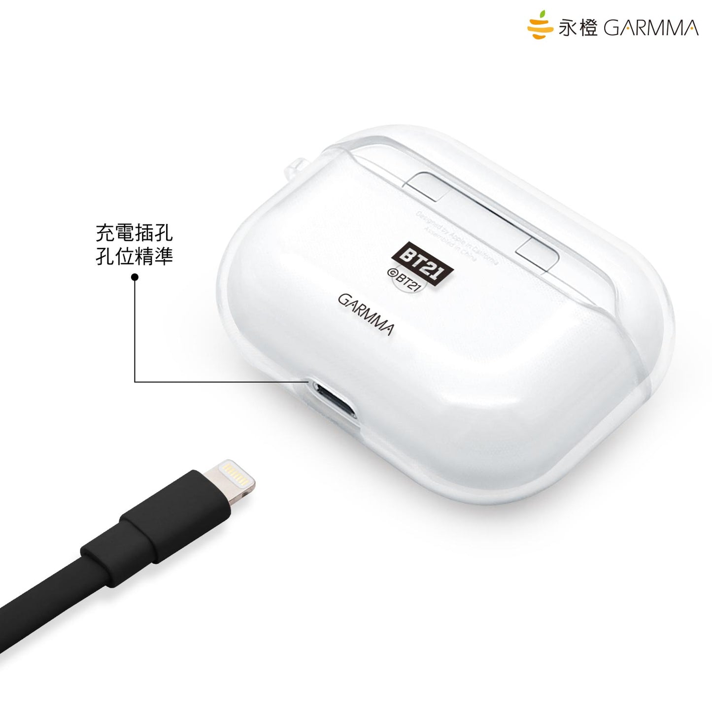 GARMMA BT21 UNIVERSTAR Soft TPU Apple AirPods Pro Charging Case Cover