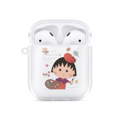 GARMMA Chibi Maruko-chan  Soft TPU Apple AirPods Pro & 2/1 Charging Case Cover - Armor King Case