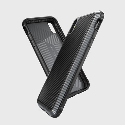 X-Doria Defense Lux Case Cover for Apple iPhone XS Max - Black Carbon Fiber - Armor King Case