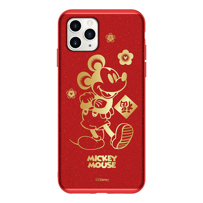 UKA Disney Mickey Mouse Glitter Back Case Cover for Apple iPhone