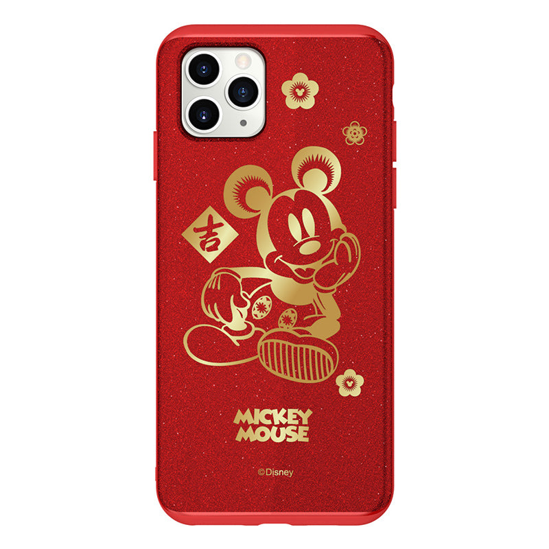 UKA Disney Mickey Mouse Glitter Back Case Cover for Apple iPhone