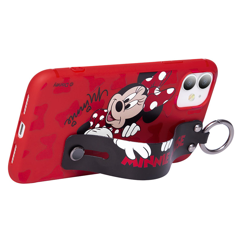 UKA Disney Mickey Mouse Adjustable Wrist Strap Kickstand Case Cover