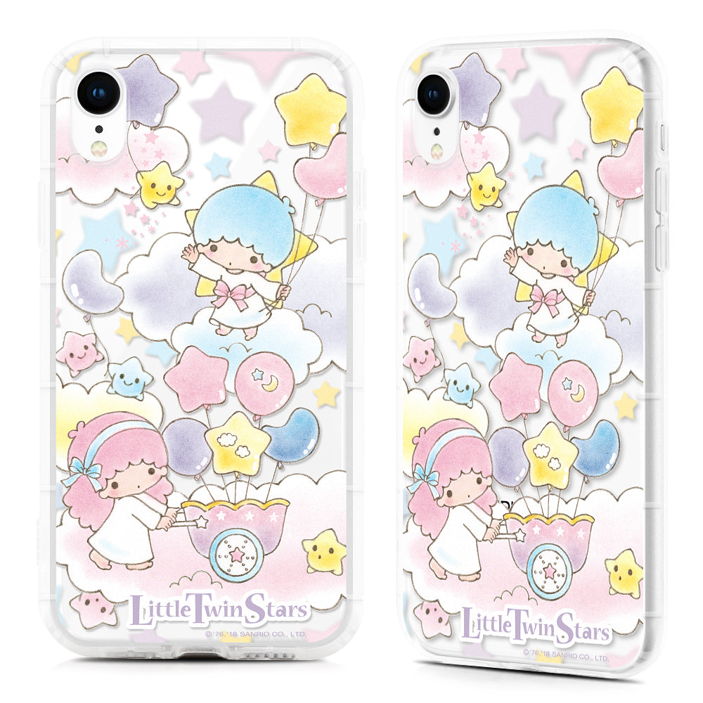 GARMMA Little Twin Stars & Hello Kitty & My Melody Air Bag Soft Back Case Cover