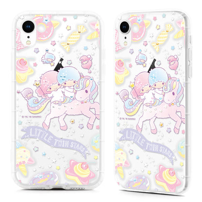 GARMMA Little Twin Stars & Hello Kitty & My Melody Crystal Air Bag Soft Back Case Cover