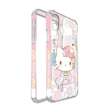 UKA Little Twin Stars & Hello Kitty & My Melody Air Bag TPU Frame Case Cover