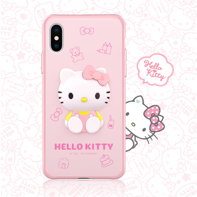 X-Doria Hello Kitty 3D Kitty Head Cute Shockproof Back Case Cover