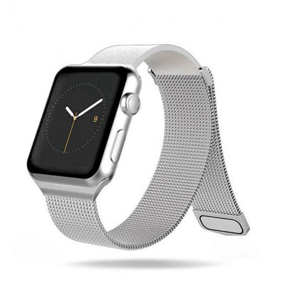 X-Doria Hybrid Mesh Genuine Leather + Stainless Steel Band for Apple Watch