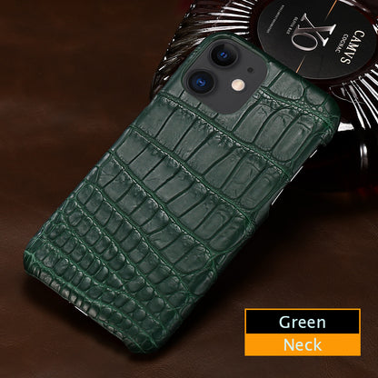 i-idea Handmade Luxury Alligator Skin Genuine Leather Case Cover