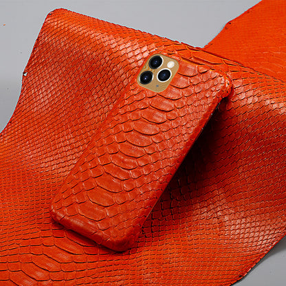 i-idea Handmade Luxury Python Snake Skin Genuine Leather Case Cove