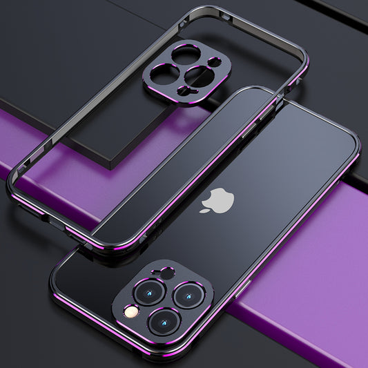 iy Aurora Sword Lens Protector Bicolor Aluminum Bumper Case for Apple iPhone 13 series