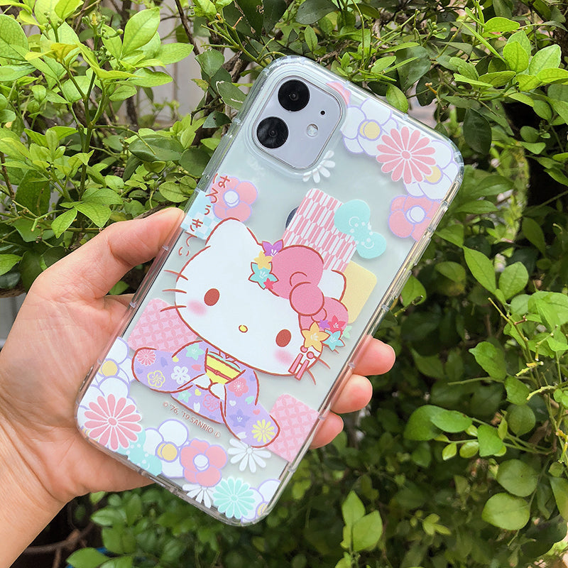 Sanrio Hello Kitty & My Melody & Little Twin Stars Shockproof Air Bag Soft Back Case Cover