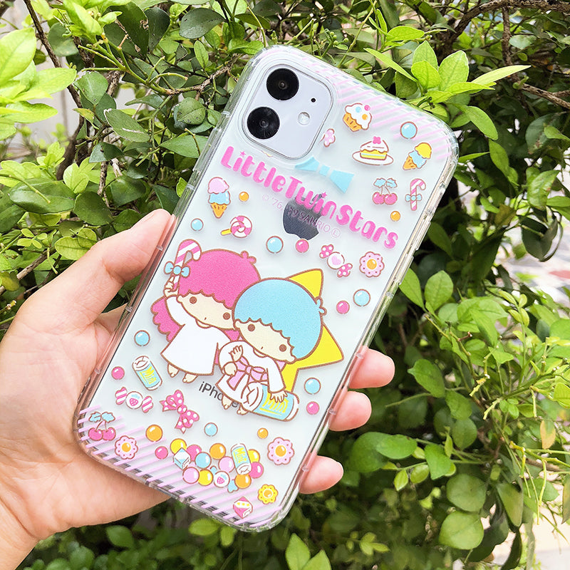 Sanrio Hello Kitty & My Melody & Little Twin Stars Shockproof Air Bag Soft Back Case Cover