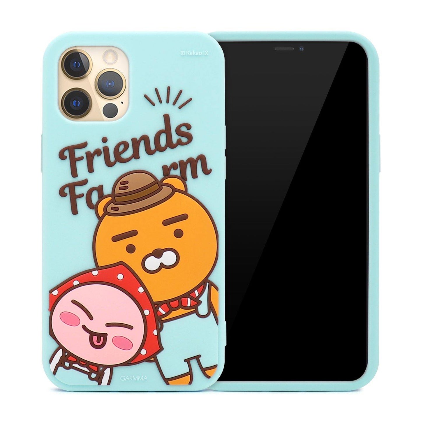 GARMMA Kakao Friends Farm Shockproof 3D Silicone Back Case Cover - Armor King Case