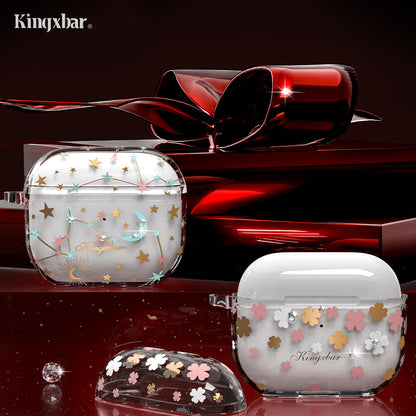 KINGXBAR Swarovski Crystals Ultra Thin Apple AirPods 3 Charging Case Cover