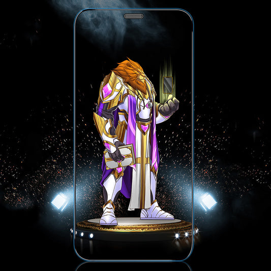 KINGXBAR Premium Hardness Tempered Glass Screen Protector Film for Apple iPhone