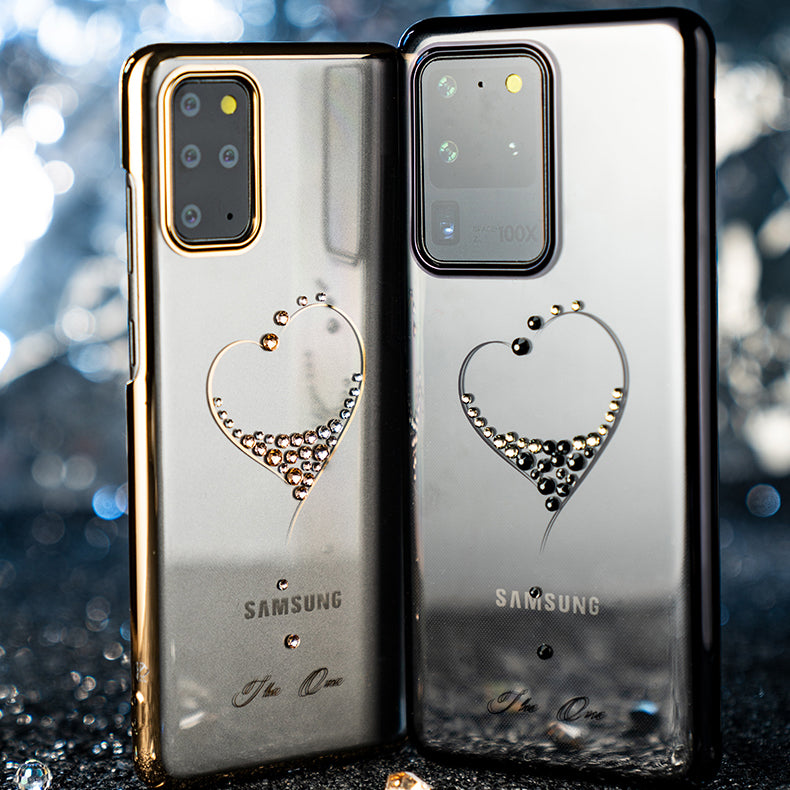 KINGXBAR Swarovski Crystal Clear Hard PC Case Cover for Samsung Galaxy S20 Ultra & S20+ & S20