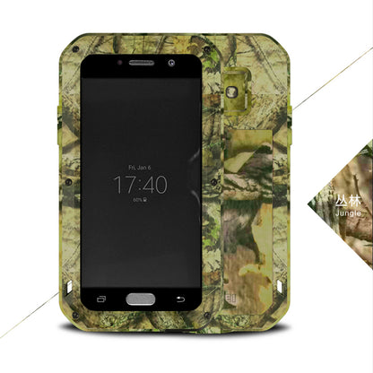 LOVE MEI Powerful Camouflage Shockproof Metal Heavy Duty Case Cover