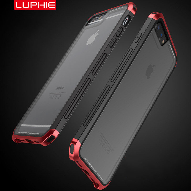 Luphie Nunchaku Metal + Tempered Glass Back Case Cover - Samsung Galaxy Note 8