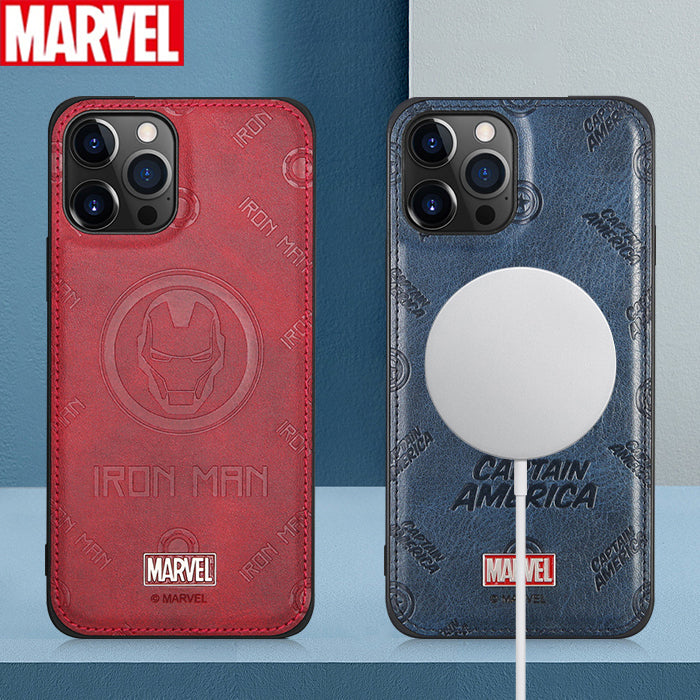 UKA Marvel Avengers Premium Leather Magnetic MagSafe Case Cover