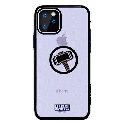 UKA Marvel Avengers Electroplating Soft TPU Back Cover Case for Apple iPhone