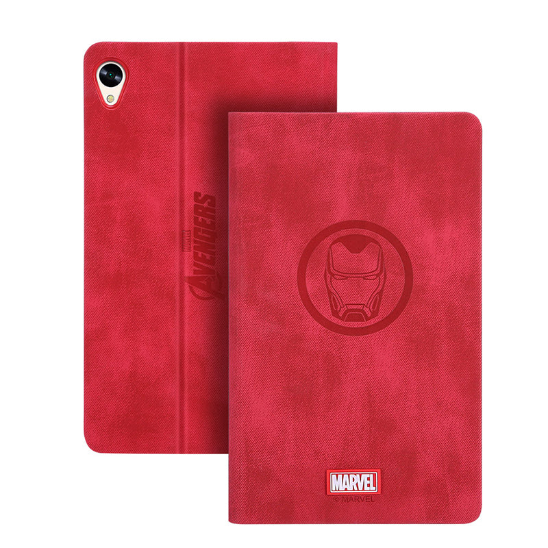 UKA Marvel Avengers Auto Sleep Folio Stand Fabric Case Cover for Huawei MediaPad M6 10.8 & 8.4